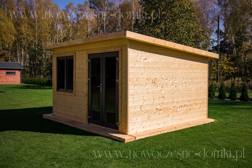 Altanka ogrodowa drewniana jako biuro lub magazyn - wszechstronne wykorzystanie w Twoim ogrodzie.