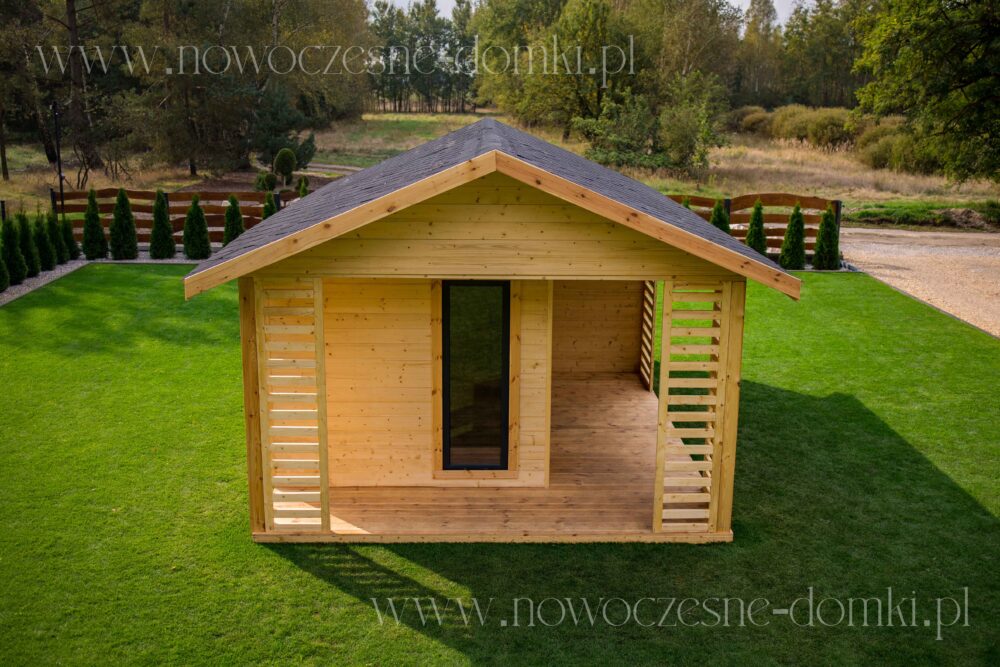 Przestronny domek ogrodowy na działkę - wygodny domek letniskowy dla Twojej rodziny.