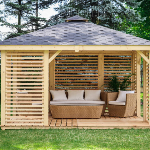 Altana Ogrodowa Milano Wariant 3 (400cm x 700cm)