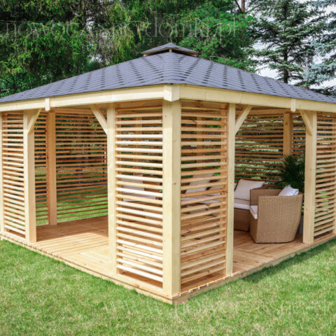 Altana Ogrodowa Torino Wariant 6 (300cm x 300cm)